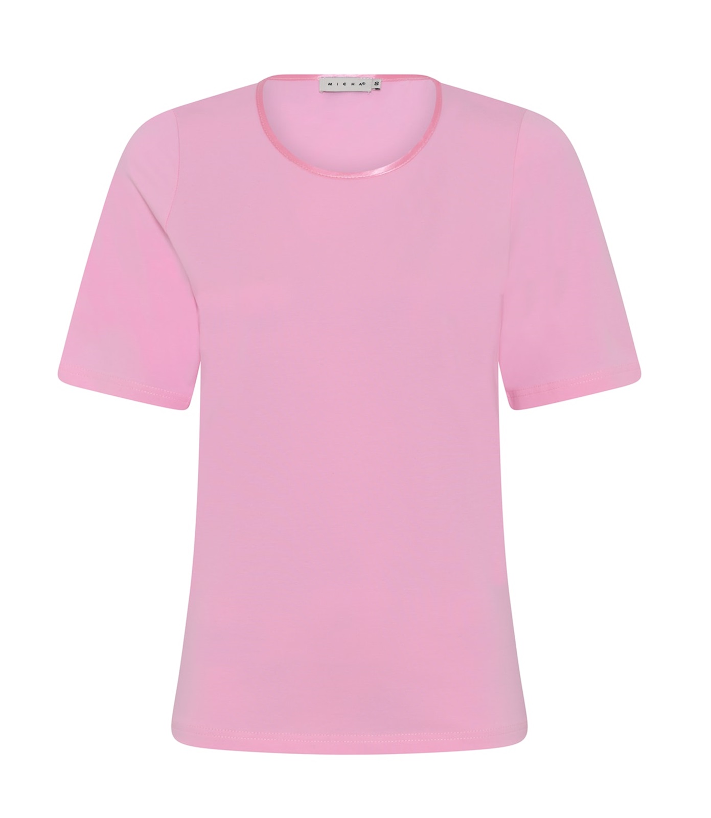 Klassisk T-shirt Med Satinkant