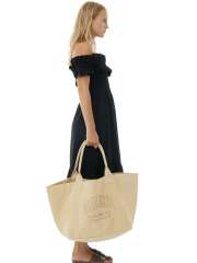 Ganni - Oversized Canvas Tote