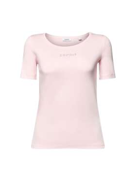 Esprit - T-shirt med rhinstenslogo