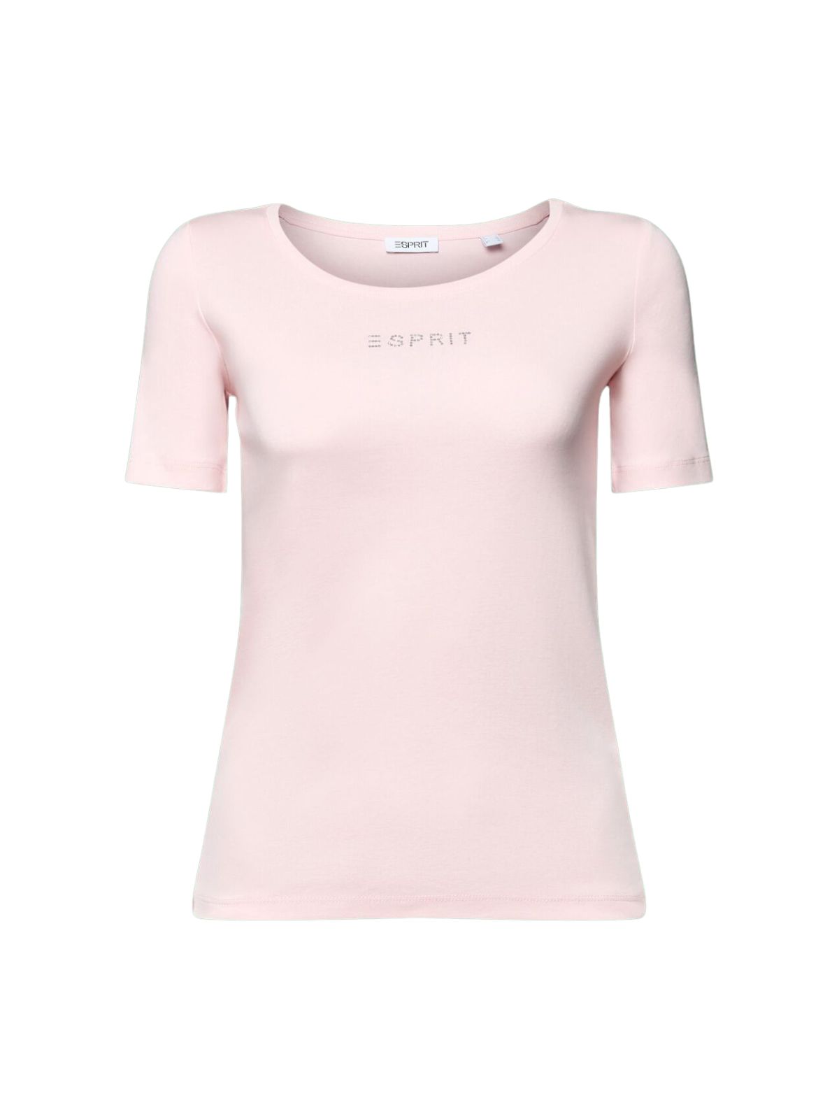 T-shirt med rhinstenslogo