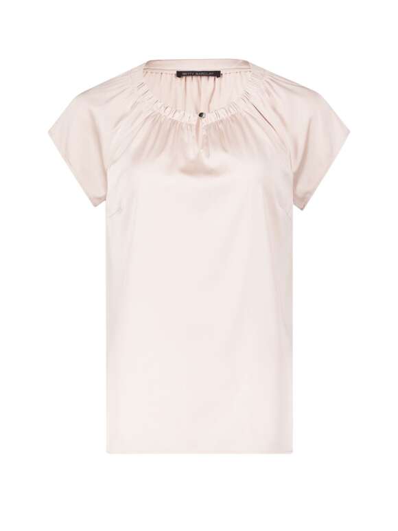 Betty Barclay - Ensfarvet bluse rosa