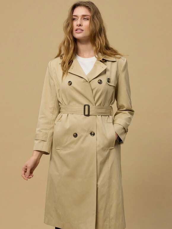 REDGREEN - SHANNON Klassisk Trenchcoat