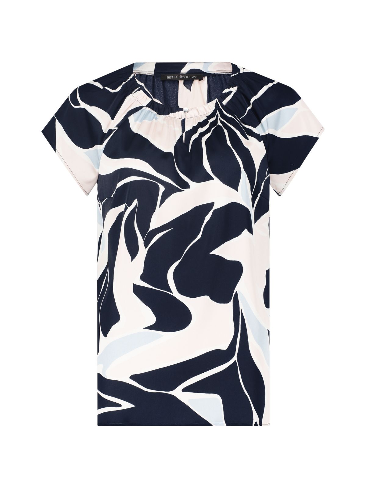 T-SHIRT MED ABSTRAKT PRINT