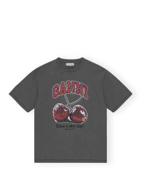 Ganni - CHERRY T-shirt