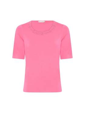 Micha - T-SHIRT MED FLOT UDSKÆRING