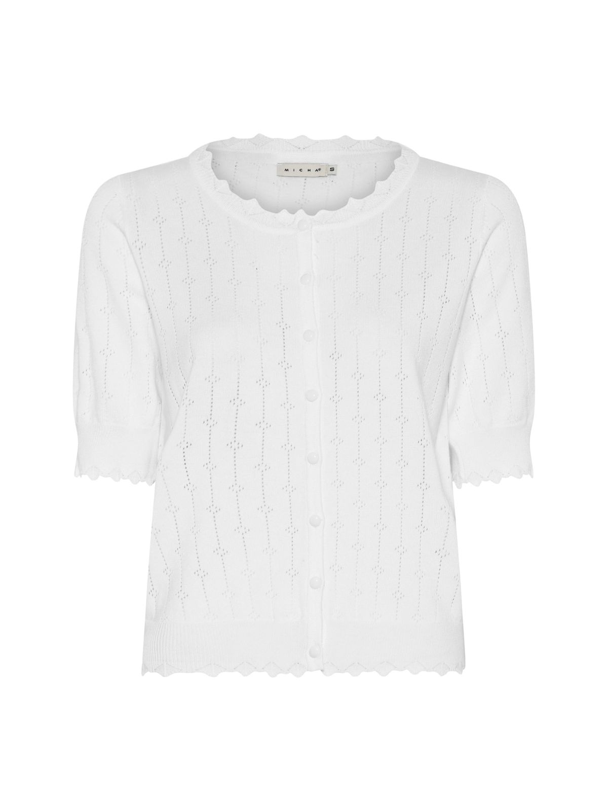 CARDIGAN MED HUL MØNSTER
