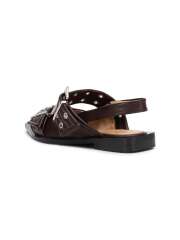 Ganni - BUCKLE BALLERINA CHOKO