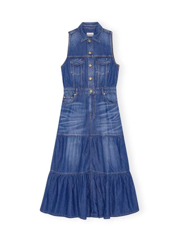 Giani Long Dress - Blue