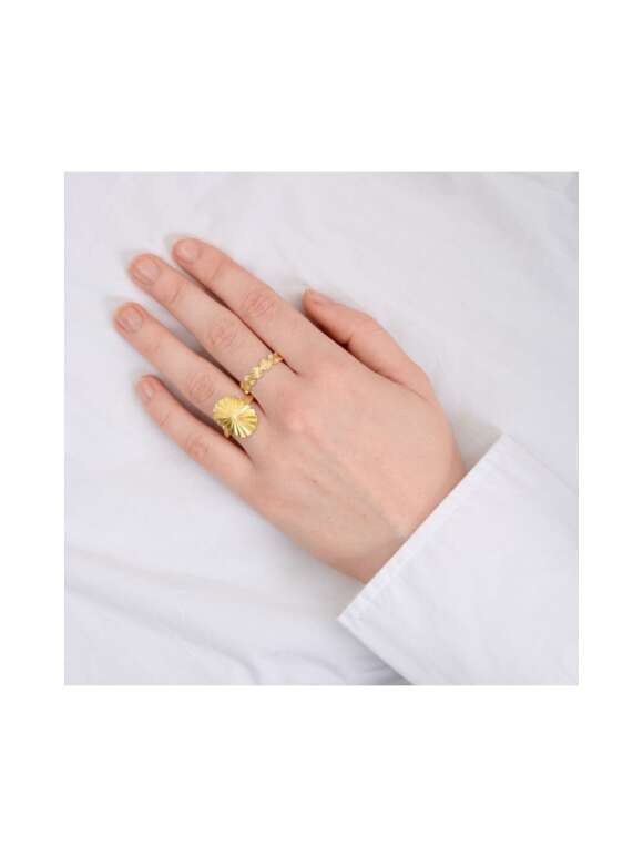 Pure by Nat - RING MED GRAVERINGER