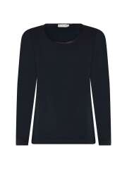 Micha - BASIC BLUSE MED SATINKANT