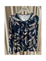 Textil Karntner - BLUSE MED BLADE PRINT