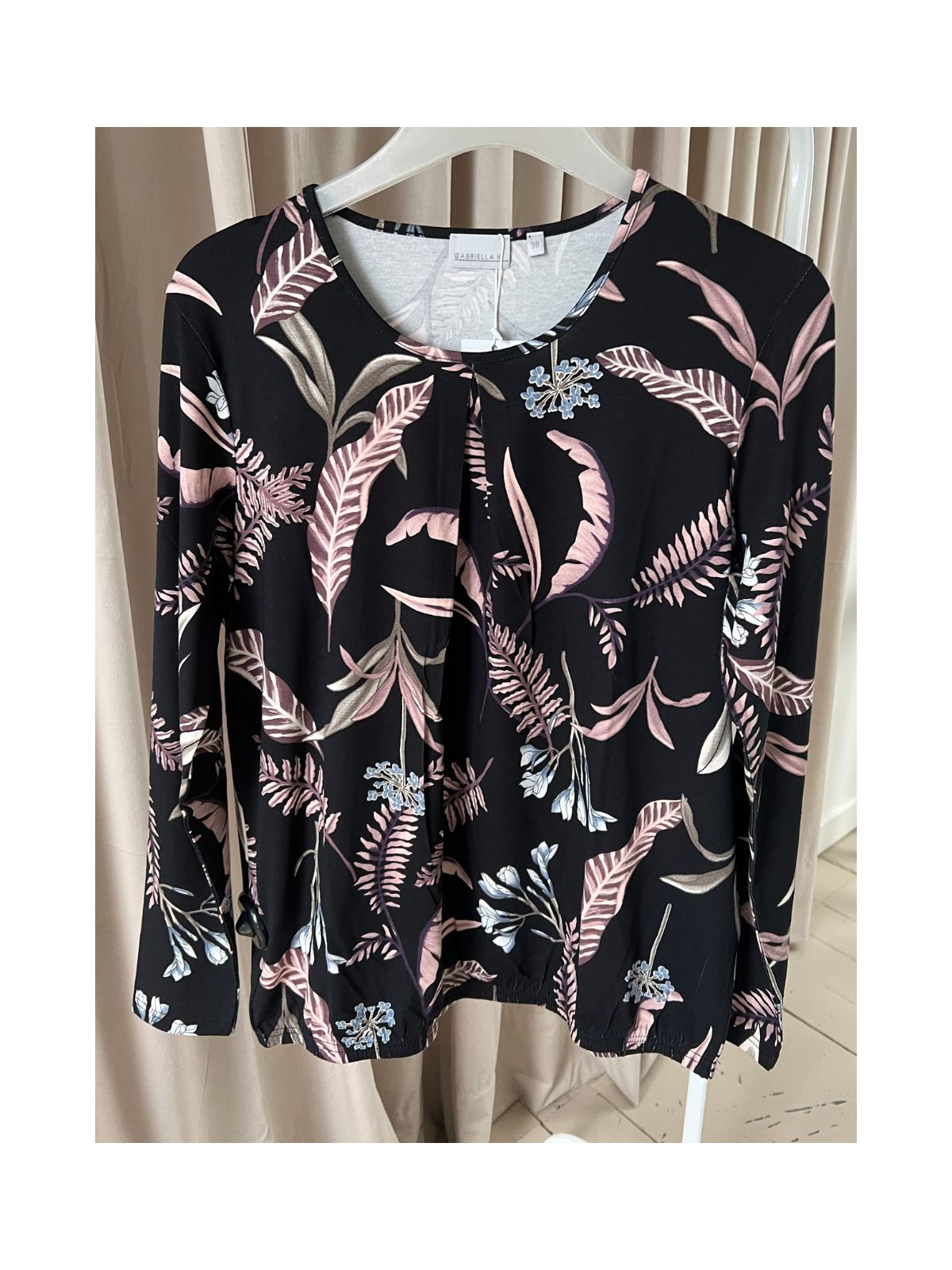 BLUSE MED BLADE PRINT