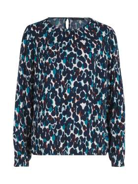BLUSE MED PRINT