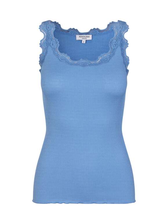 Rosemunde - Blondetop - Mange farver