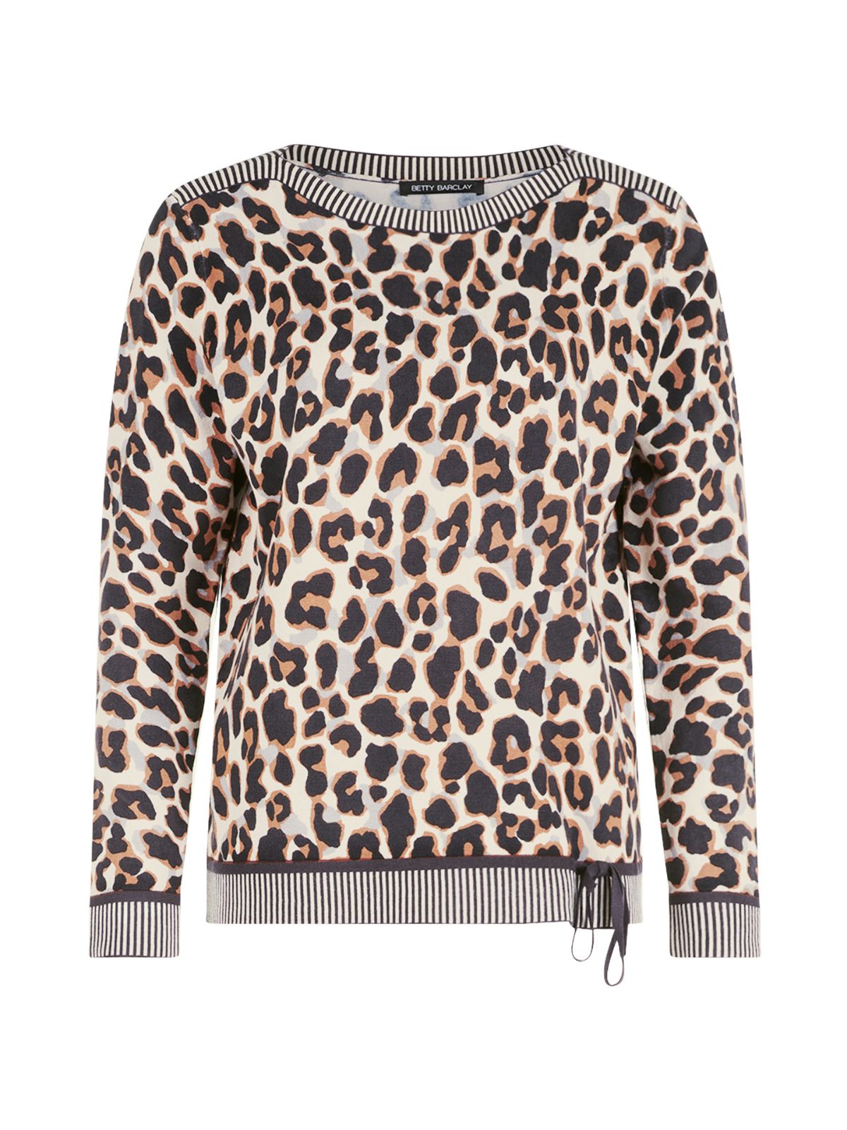 BLUSE MED DYREPRINT