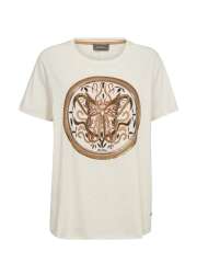 Mos Mosh - FIONA O-SS EMBROIDERY T-SHIRT 