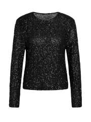 BRUUNS BAZAAR - Sofistikeret Paillet Bluse