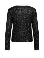 BRUUNS BAZAAR - Sofistikeret Paillet Bluse
