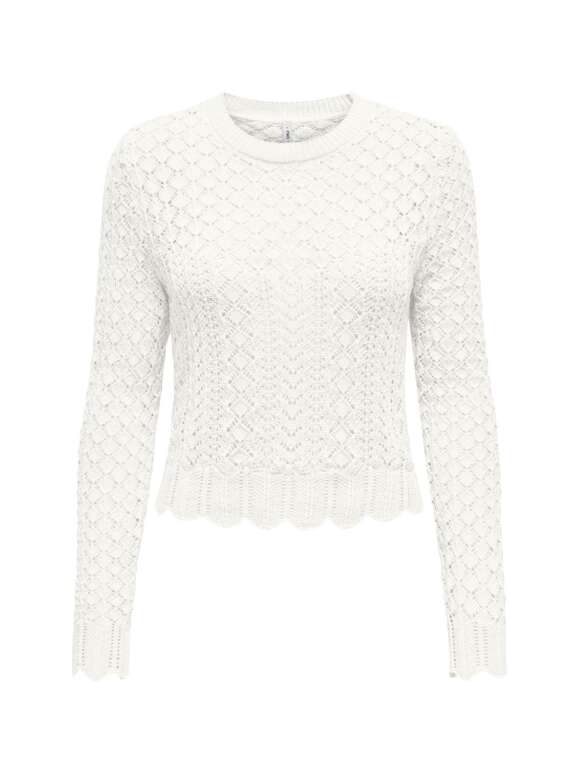 Only - SAGA Kort Struktur Strik