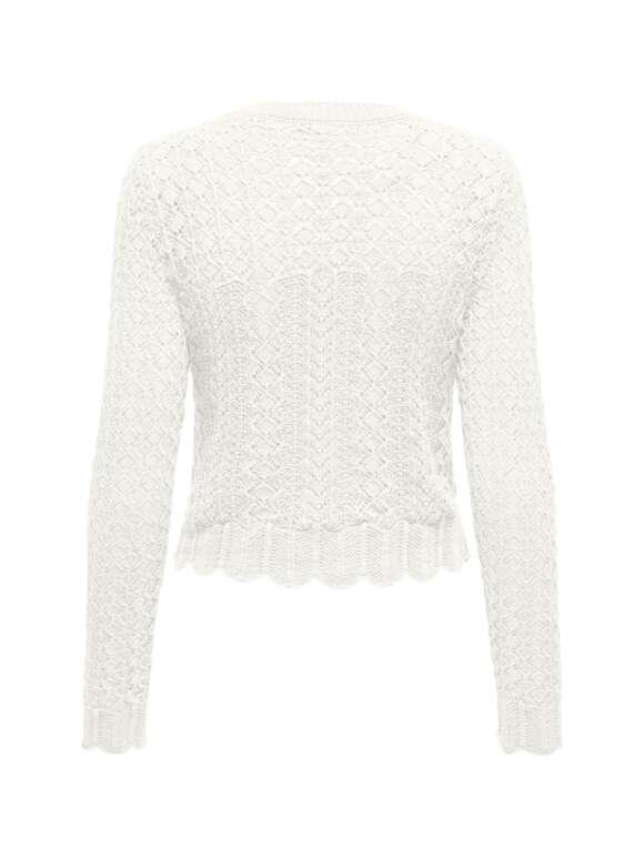 Only - SAGA Kort Struktur Strik