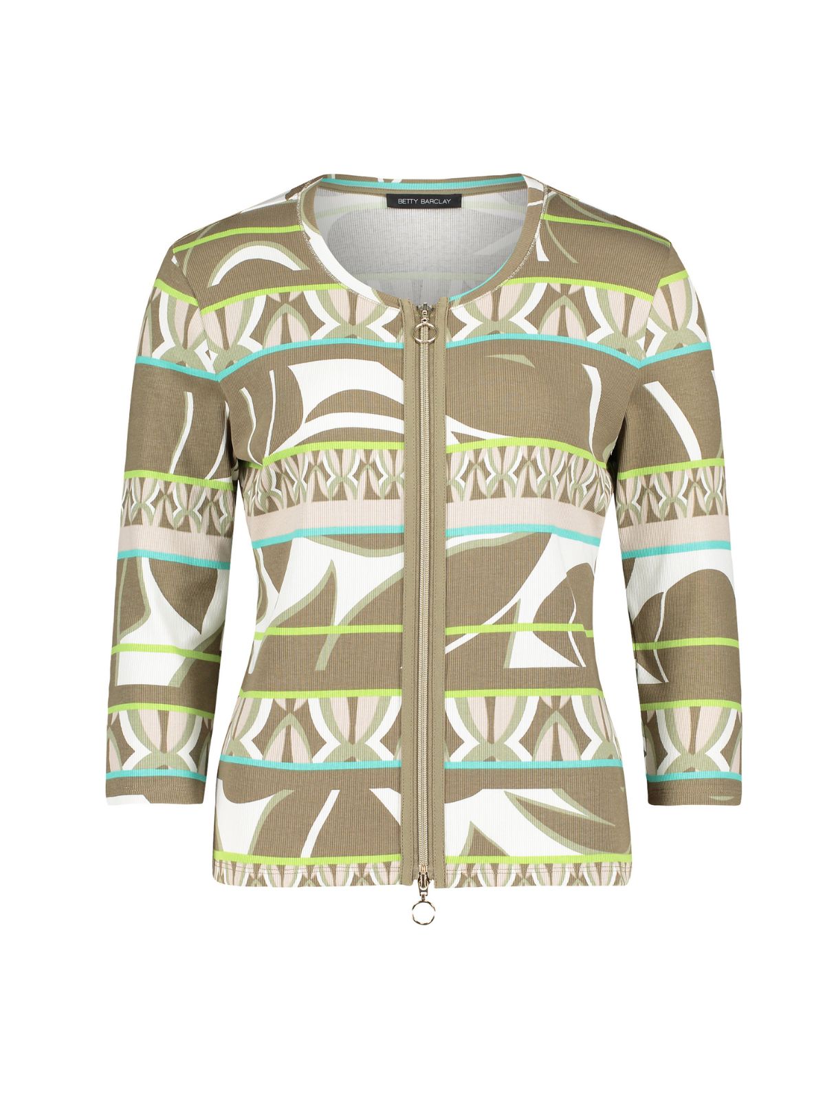 Feminin Bluse Med Lynlås