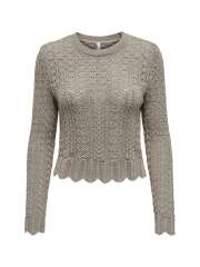 Only - SAGA Kort Struktur Strik