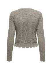 Only - SAGA Kort Struktur Strik