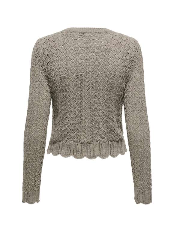 Only - SAGA Kort Struktur Strik