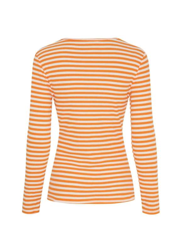 Marta Du Chateau - JOSIANE LS TEE Stribet T-shirt