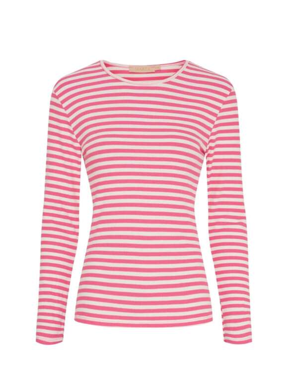 Marta Du Chateau - JOSIANE LS TEE Stribet T-shirt