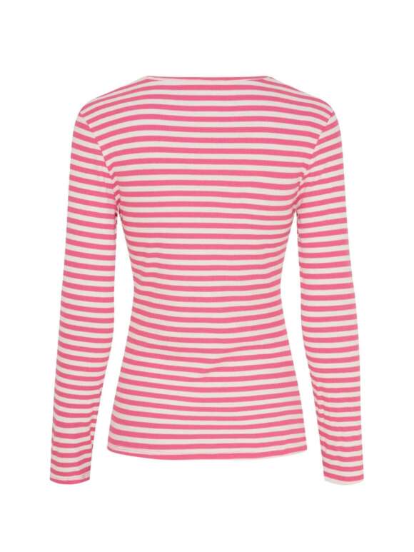 Marta Du Chateau - JOSIANE LS TEE Stribet T-shirt
