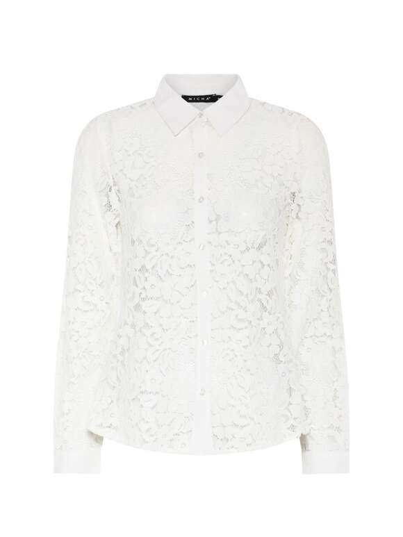 Micha - Raffineret Blonde Bluse