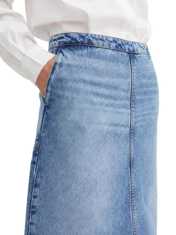 Skall - SELMA Feminin Denim Nederdel