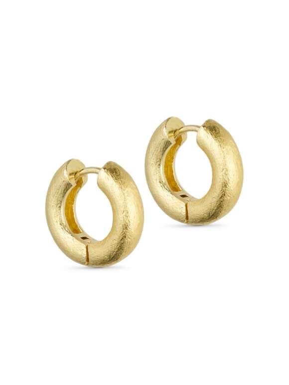 Pure by Nat - BEA WIDE HOOP EARRING