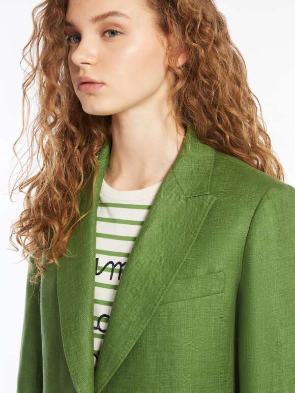 Max Mara - NALUT Hør Blazer Jakke
