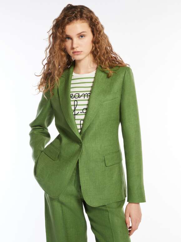 Max Mara - NALUT Hør Blazer Jakke
