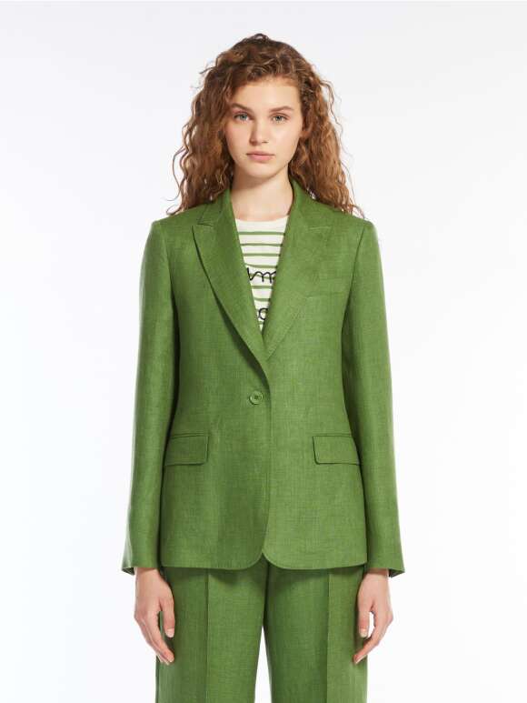 Max Mara - NALUT Hør Blazer Jakke