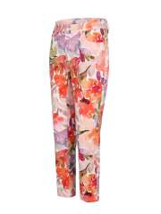 ANNA MONTANA - SLIM FIT 7/8 HAVANNA MØNSTRET BUKS