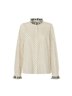 Lollys Laundry - RIVER Sofistikeret Skjorte Bluse