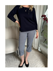 Robell - 5648 ROSE bukser navy