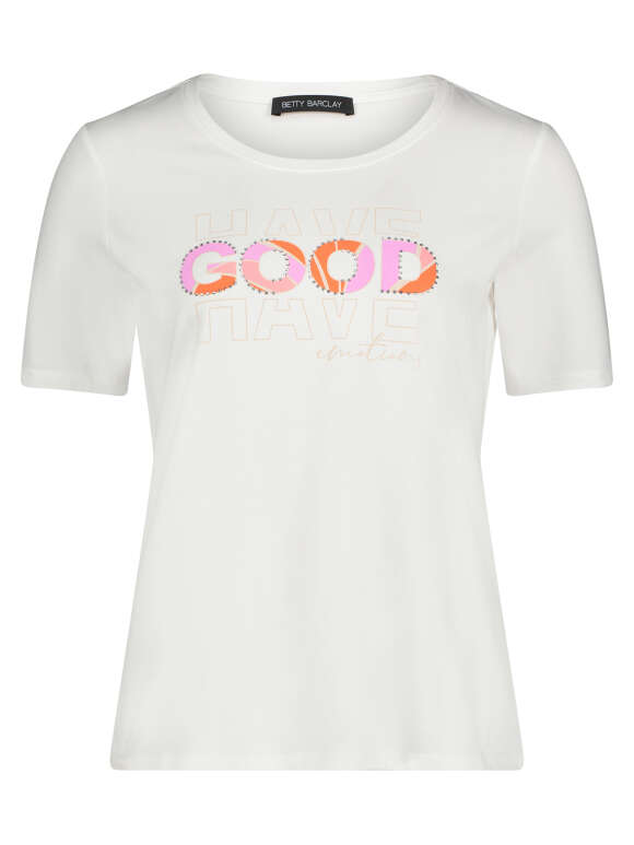 Betty Barclay - T-shirt med skrift