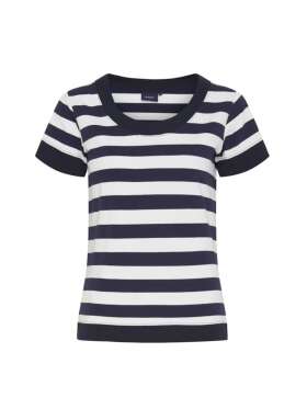 Sea Ranch - TONNERE T-SHIRT NAVY/PEARL.