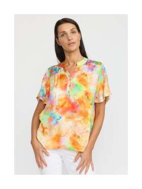 2-Biz - AMORA FARVERIG BLUSE