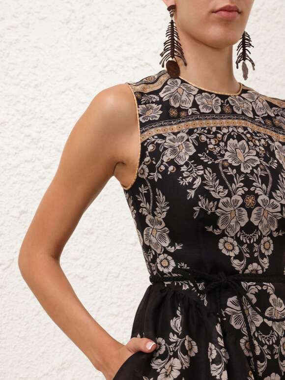 Zimmermann - BALANCE Peplum Minikjole