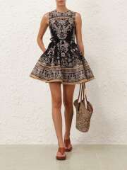 Zimmermann - BALANCE Peplum Minikjole
