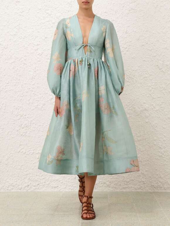 Zimmermann - The Illuminate Drawn Billow Dress