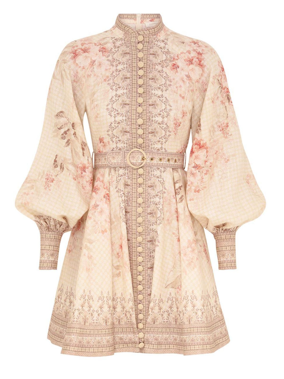 BUTTONED Mini Dress
