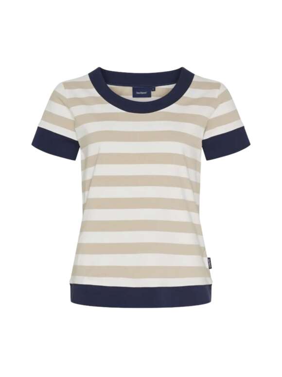 Sea Ranch - TONNERE T-SHIRT NAVY/PEARL.