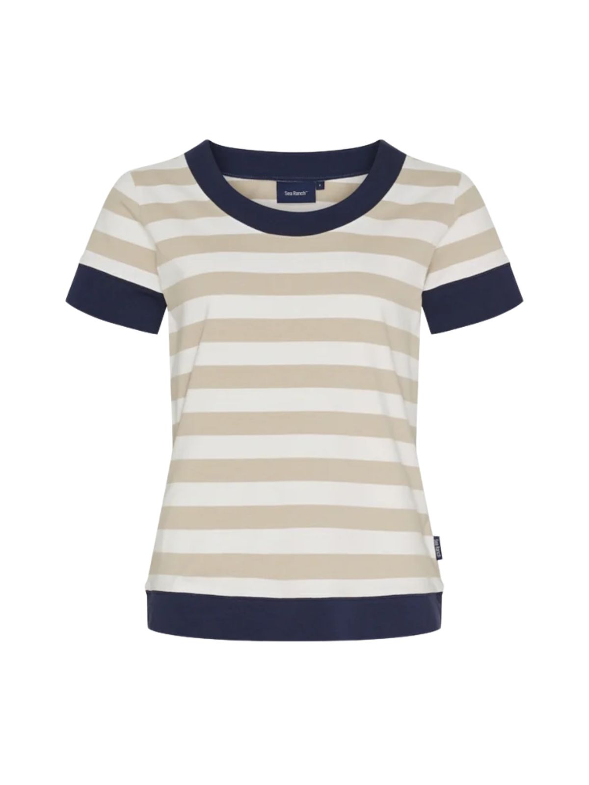 TONNERE T-SHIRT NAVY/PEARL.