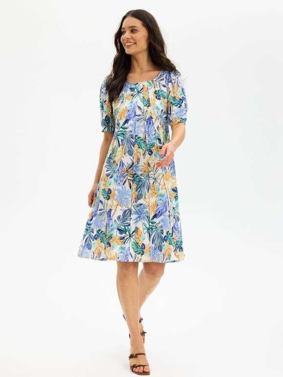 In Front - LUCETTE Smuk Print Kjole